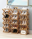 SHOE SHELF WOOD / ستاند الأحذية الخشبي