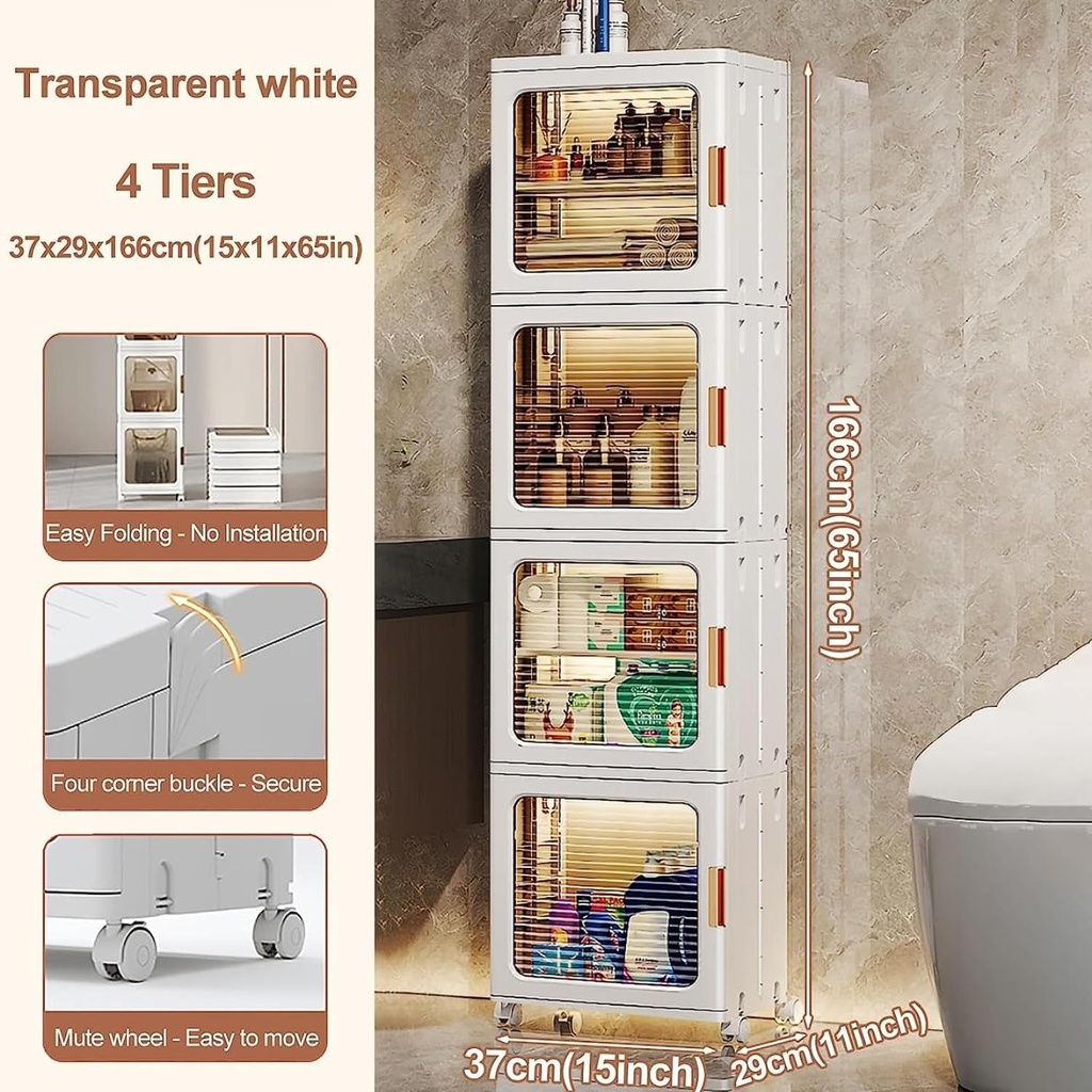 STORAGE CABINET 4 LAYERS/خزانة رفوف 4 رفوف
