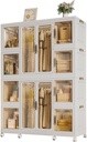 10-Shelf Foldable Clothes STORAGE Closet /خزانة تنظيم الملابس قابلة للطي 10رف