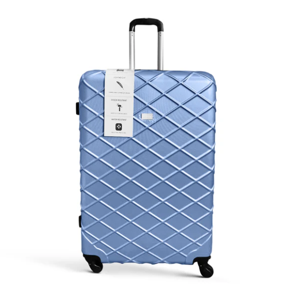 TRAVEL BAG SINGLE ZIPPER EXTRA LARGE "ICE BLUE"/حقيبة سفر بسحاب واحد XL "أزرق ثلجي"