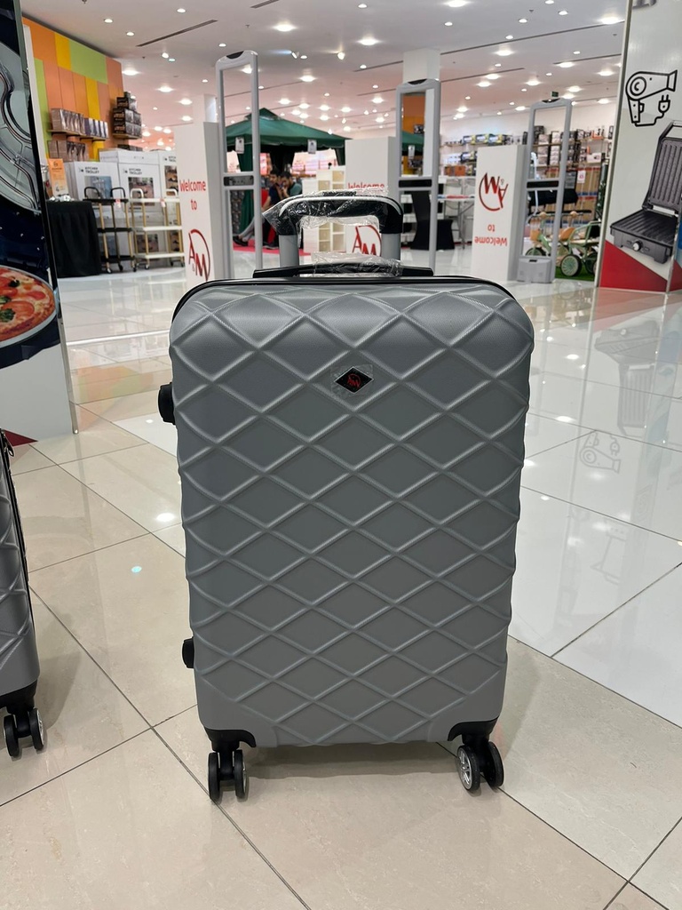 TRAVEL BAG EXTRA LARGE DOUBLE ZIPPER "SILVER "/حقيبة سفر XLبسحاب مزدوج "فضي