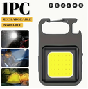 6IN1 Portable Chargeable Keychain LED Flashlight/مصباح يدوي LED محمول قابل للشحن 6 في 1