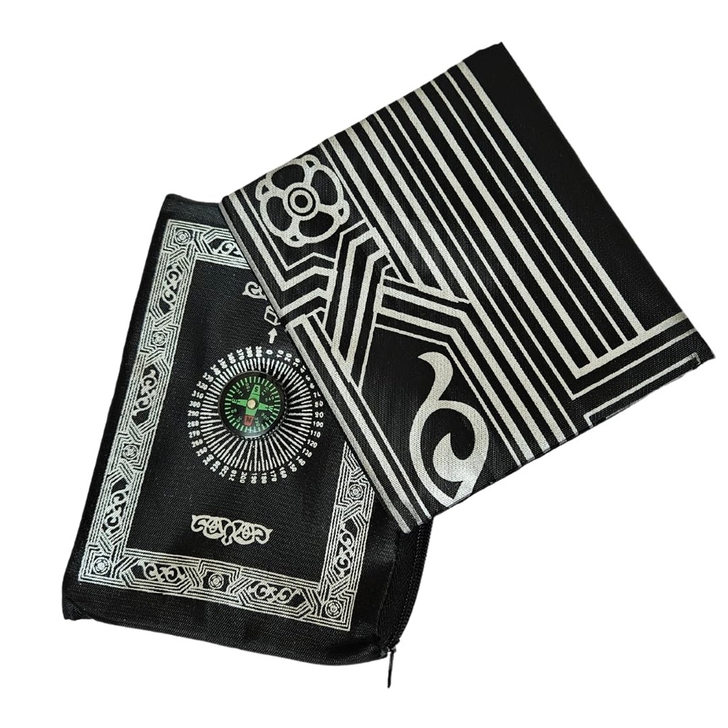 Compass Portable Prayer Mat / سجادة صلاة محمولة مع بوصلة