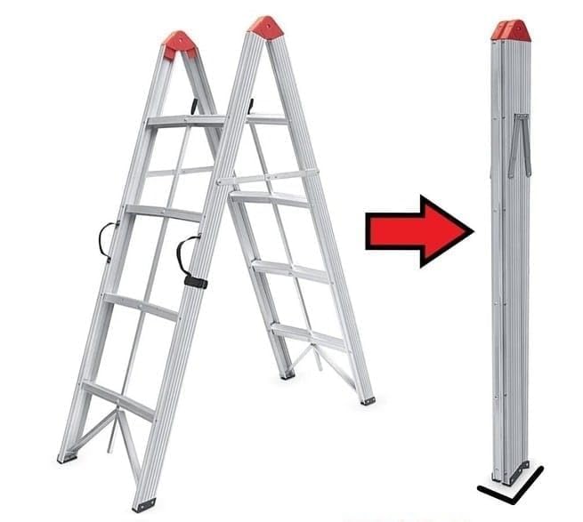 Aluminum Foldable Ladder 4steps/ سلم ألومنيوم قابل للطي 4 درجات