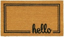 Coir and Rubber Entryway Welcome Doormat 43*76/سجادة الباب للمدخل 43*76