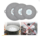 Silicone Pot Spill Stopper Lid Cover medium size(30*26cm)/ غطاء سيليكون لمنع انسكاب السوائل من القدر، مقاس متوسط