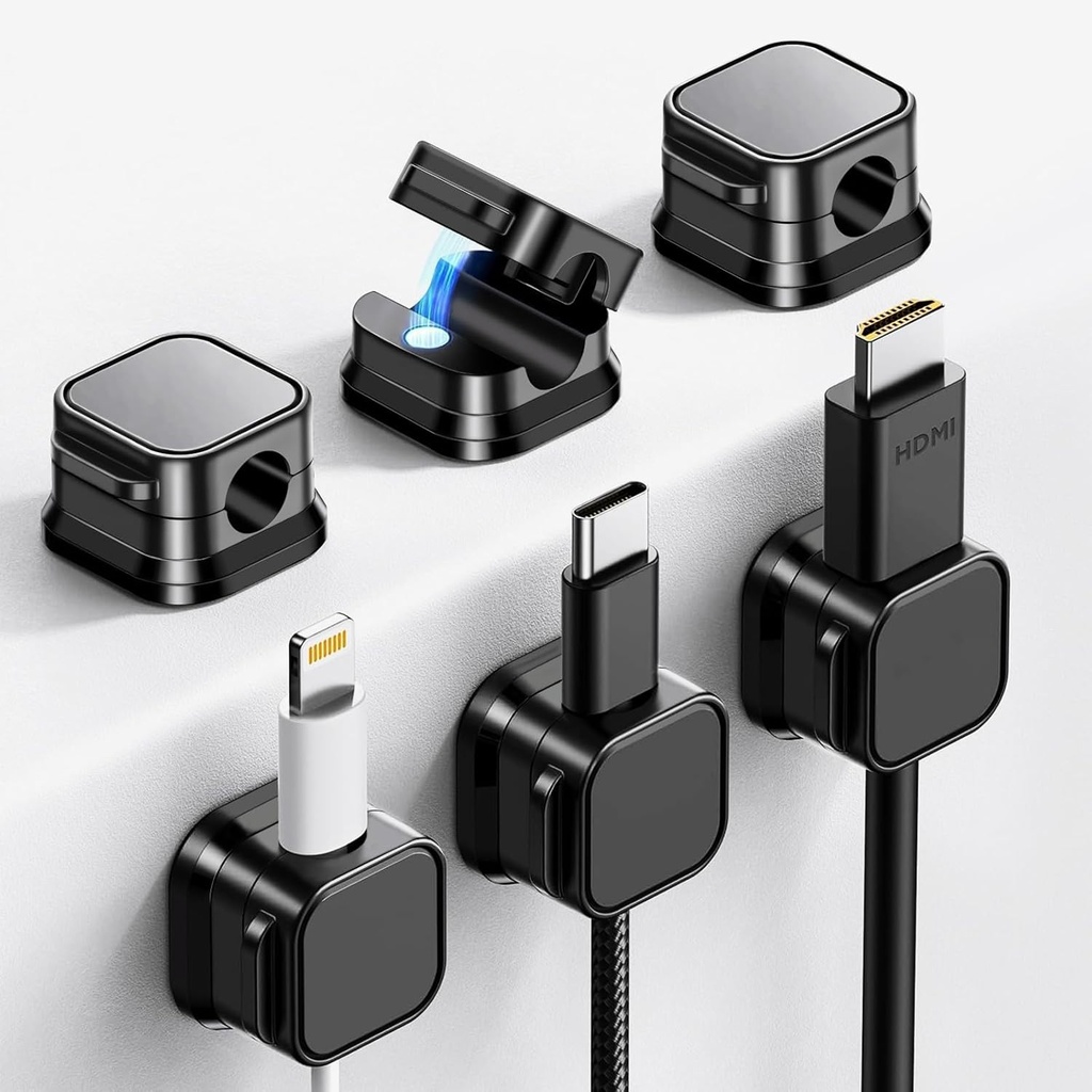 6PCS Cable Clips/ 6 قطع من مشابك الكابلات