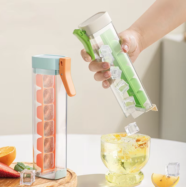 One Press Ice Cubes Tray/صينية مكعبات الثلج بضغطة واحدة
