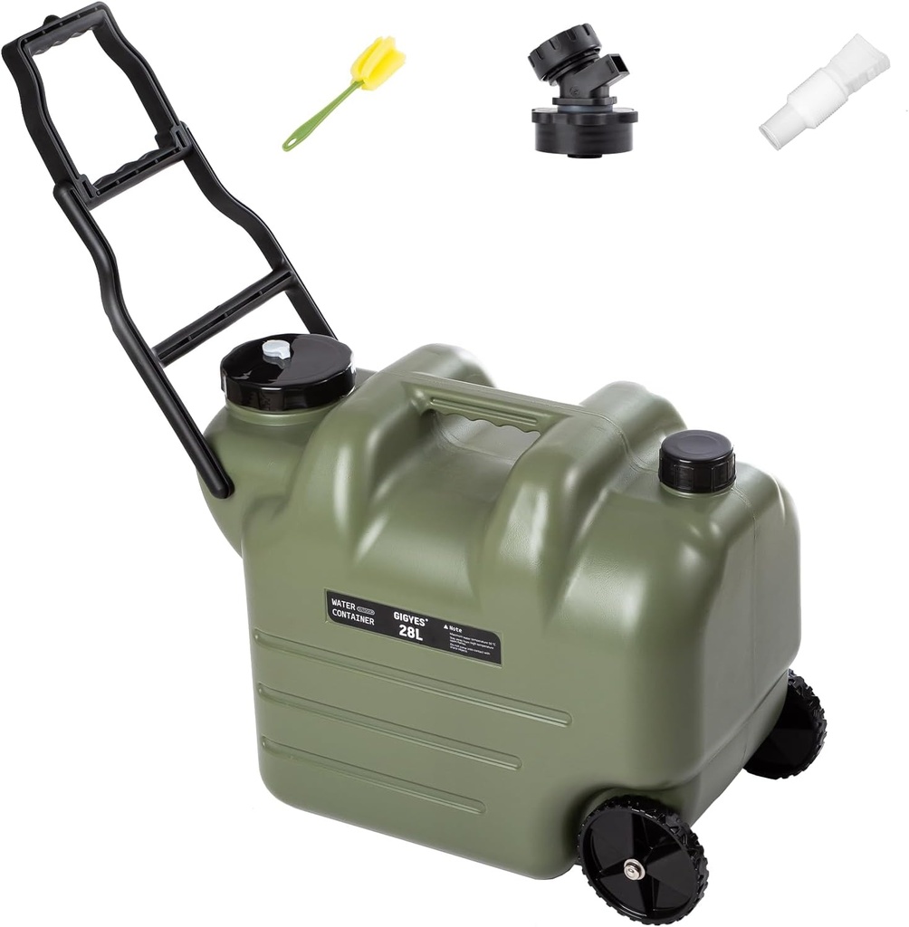  28L Water contProductainer with Wheels /علبة ماء سعة 28 لترًا مع عجلات  