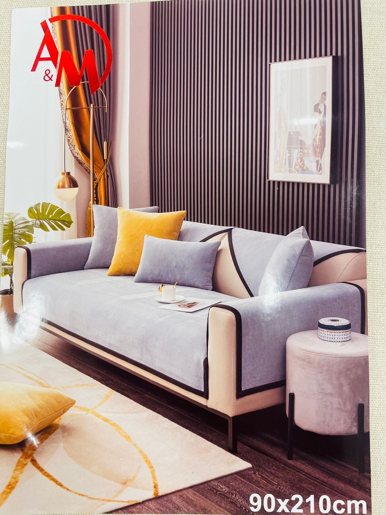 Non-slip Couch Cover Mat XL SIZE 90*210 BLUE COLOR /غطاء أريكة غير قابل للانزلاق مقاس XL 90*210 لون أزرق