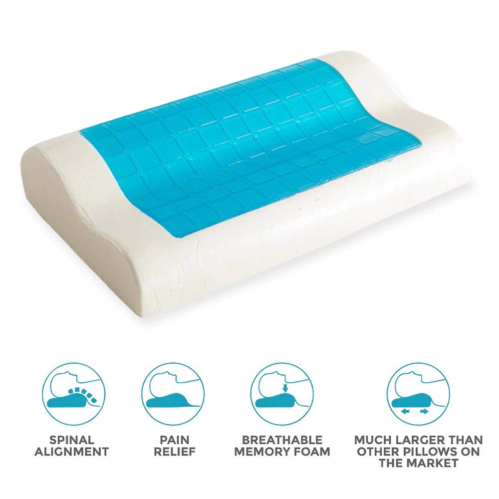 Medical Memory Foam GEL PILLOW /وسادة جل فوم طبية 