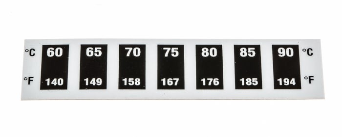temperature sticker / ملصق لقياس درجة الحرارة