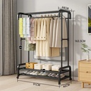 Clothes Hanger Stand+2 shelves  AM-6099 /علاقة الملابس + رفين
