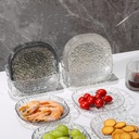 Plastic Side Dish Plates 8PCs/أطباق جانبية بلاستيكية 8 قطع