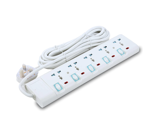 EXTENSION SOCKET 2M/ مقبس طاقة خمسة منافذ بطول مترين
