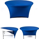 Round Table Cover BLUE-150cm/ غطاء طاولة مستديرة لون الأزرق