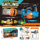 SPACE ARMOR GATLING BUBBLES GUN/مسدس فقاعات 