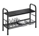 SINK STORAGE RACK DOUBLE /رف تخزين حوض المطبخ 