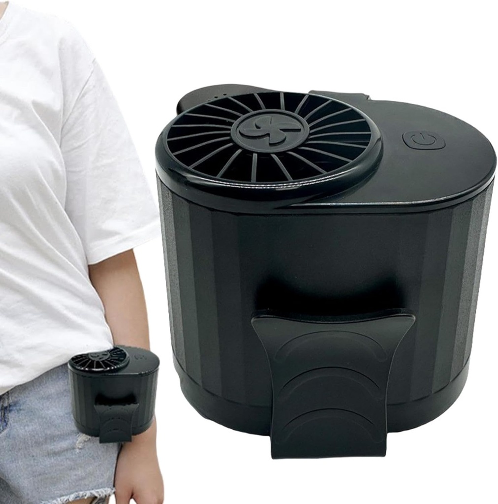 Mini Hanging Waist Fan/مروحة لتحت الملابس محمولة 