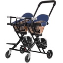 Foldable Twin Baby Walking Stroller /عربة أطفال توأم قابلة للطي