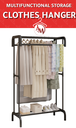 (A&M) Clothes Hanger 91x44x157cm/ علاقة الملابس متعدد العلاقات مع رف واحد