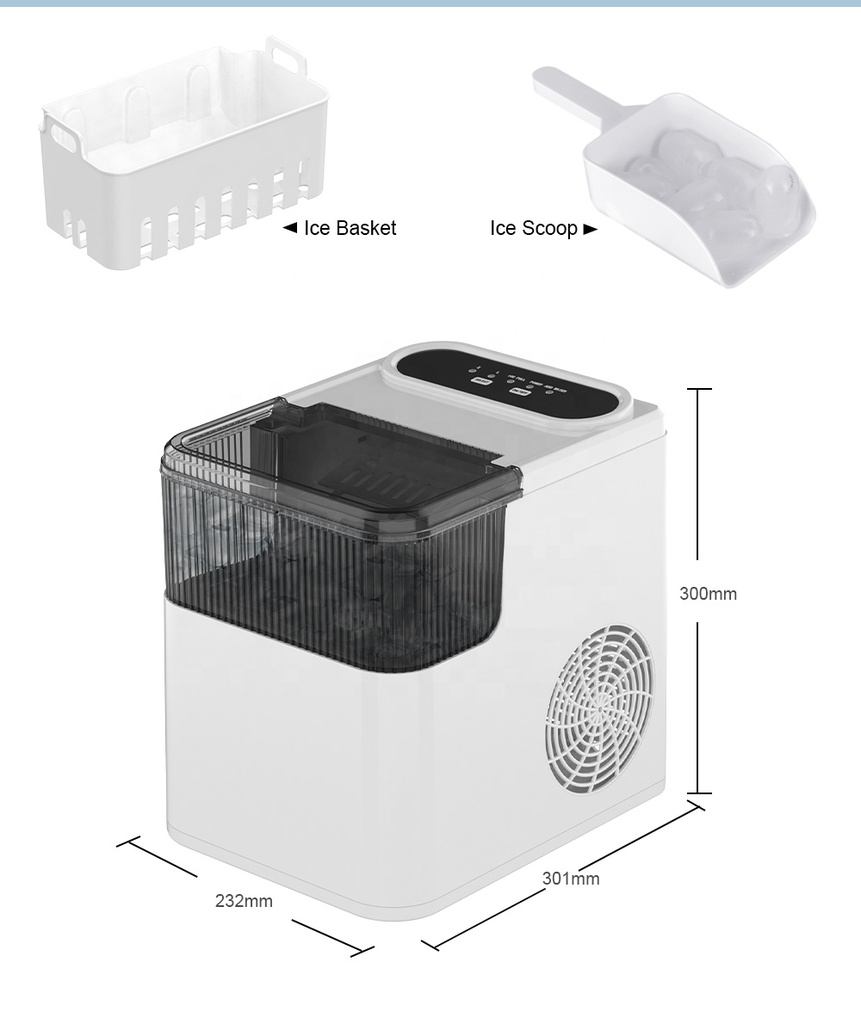 TERECOO Automatic Ice Maker / صانعة الثلج الأوتوماتيكية TERECOO