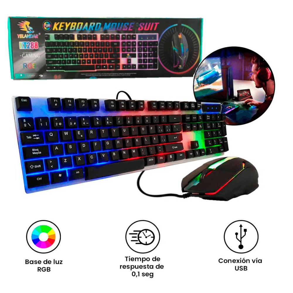 KEYBOARD MOUSE SUIT /طقم لوحة المفاتيح والفأرة