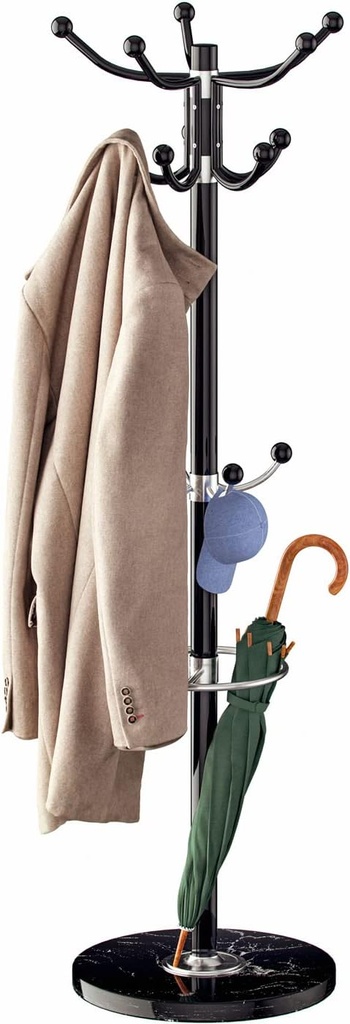 TREE CLOTHES STAND BLACK 173cm/حامل ملابس الشجرة باللون الأسود