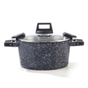 Cooking Pot with Double Bottom Ceramic 28CM/ قدر طبخ ذو قاع مزدوج من السيراميك
