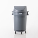 80L round trash can (with base)/سلة المهملات المستديرة سعة 80 لترًا (مع القاعدة)