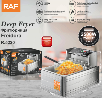 RAF Deep Fryer 5.5L /مقلاة الزيت راف 5.5 لتر