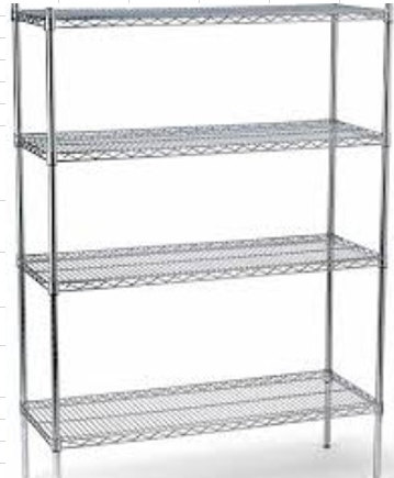 CHROME SHELVES 180*45 STRIGHT 
