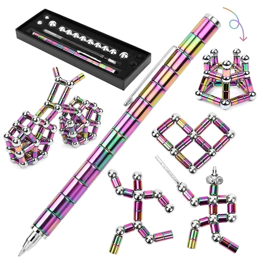 Magnetic Fidget Toy Pen/ قلم مغناطيسي قابل للتشكيل 