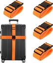 4.3 M CROSS ADJUSTABLE  LUGGAGE SAFETY STRAP / حزام أمان قابل للتعديل للأمتعة بطول 4.3 متر