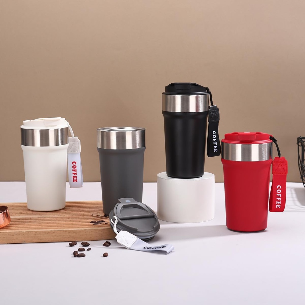 400ml Premium Stainless Steel Mug  / كوب من الفولاذ المقاوم للصدأ الفاخر سعة 400 مل