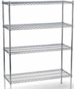 CHROME SHELVES 120-45/رفوف تنظيم كروم 