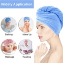 QUICK DRY HAIR TOWEL CAP 1 PC /قبعة منشفة سريعة الجفاف للشعر