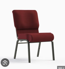 Modern form Chair (Red 300, Gray 200)/كرسي بتصميم عصري