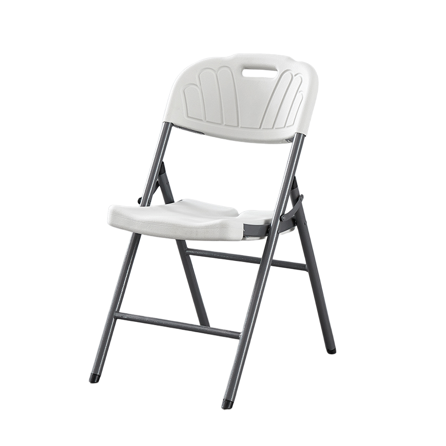 white foldable strong plastic chair/كرسي بلاستيكي أبيض قابل للطي ومتين