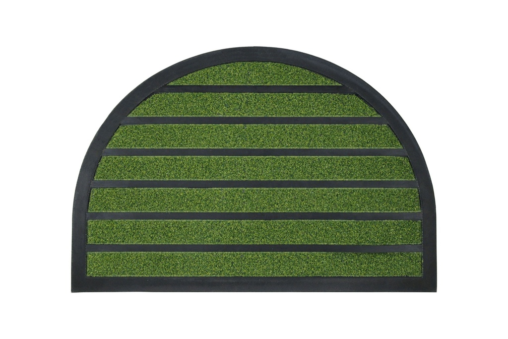 Coir and Rubber Entryway Lawn Semicircle Doormat 45*75CM/سجادة الباب للمدخل نصف دائرية 