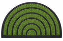 Coir and Rubber Entryway Lawn Semicircle Doormat 45*75CM/سجادة الباب للمدخل نصف دائرية 