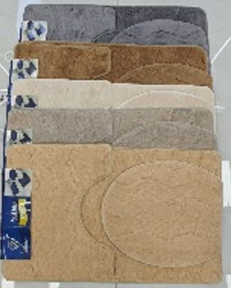 48*78 Plush Jacquard Black Base 3pcs/3 قطع من قماش الجاكار الفاخر بقاعدة سوداء