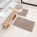  3 Pcs Bathroom Rug Set /طقم سجاد حمام مكون من 3 قطع