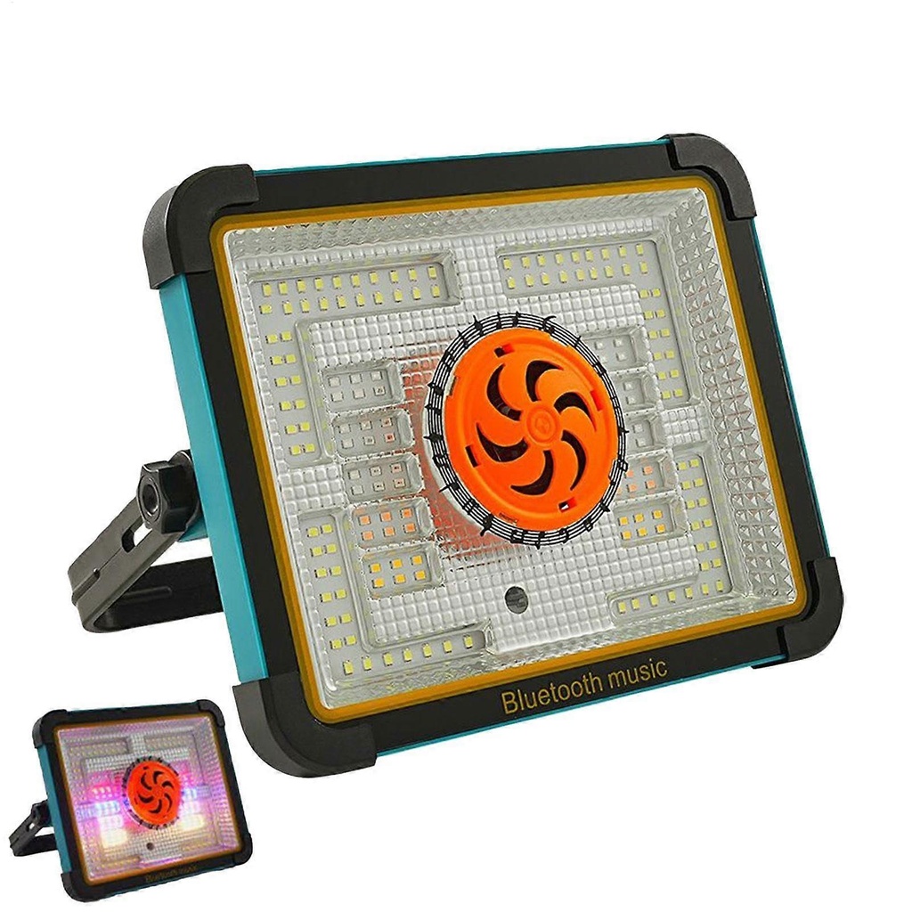 2-in-1 Solar LED Light With Music Speaker/مصباح LED يعمل بالطاقة الشمسية 2 في 1 مع مكبر صوت موسيقي