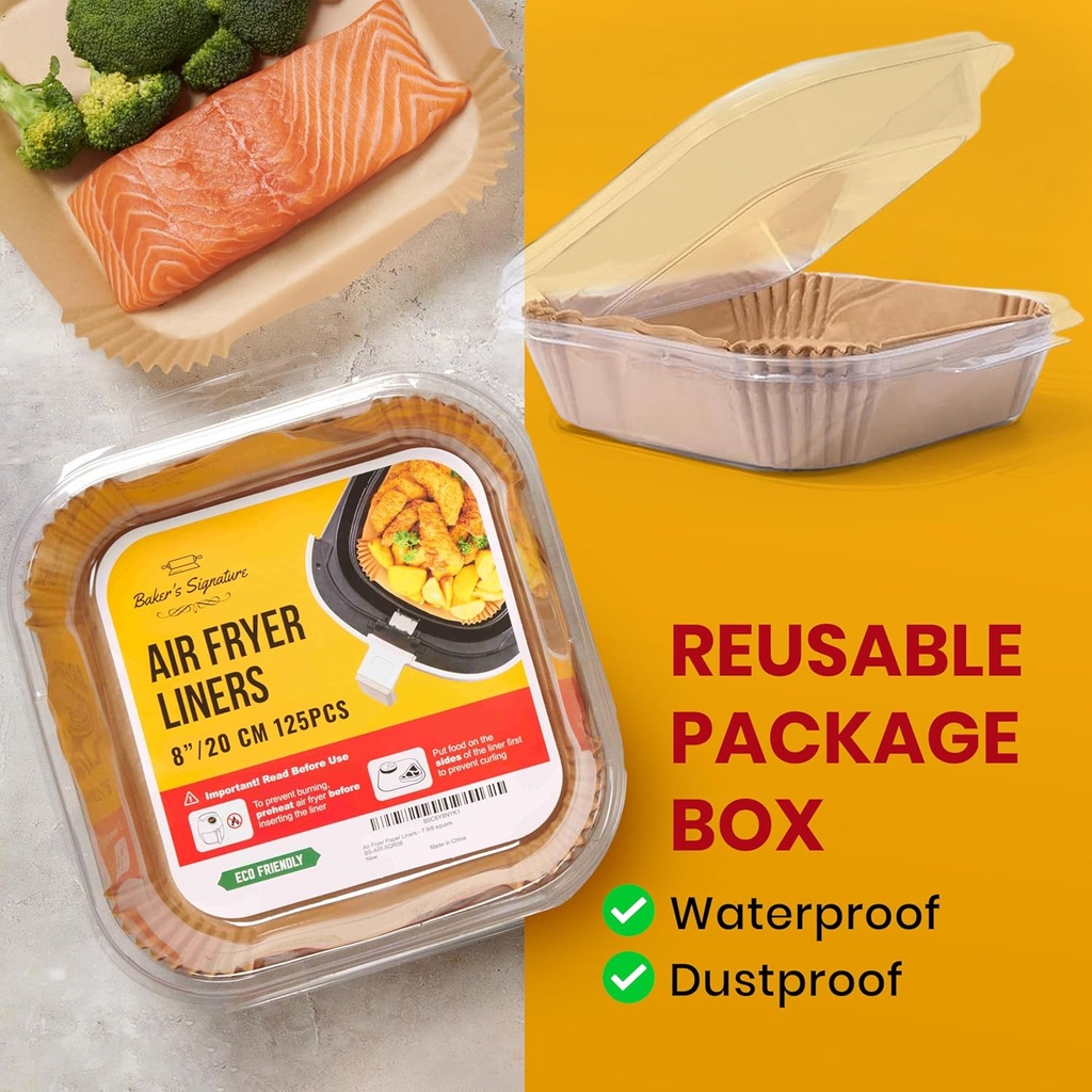  AIR FRYER PAPERS 100PCs /ورق قلي هوائي