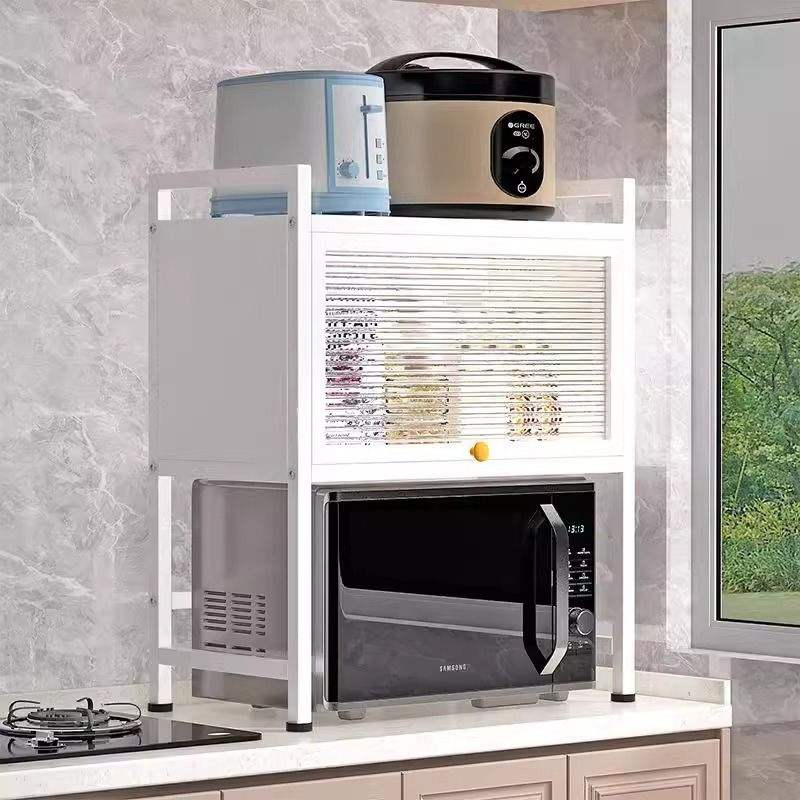 MICROWAVE OVEN SHELF WHITE/رف فرن الميكروويف ابيض