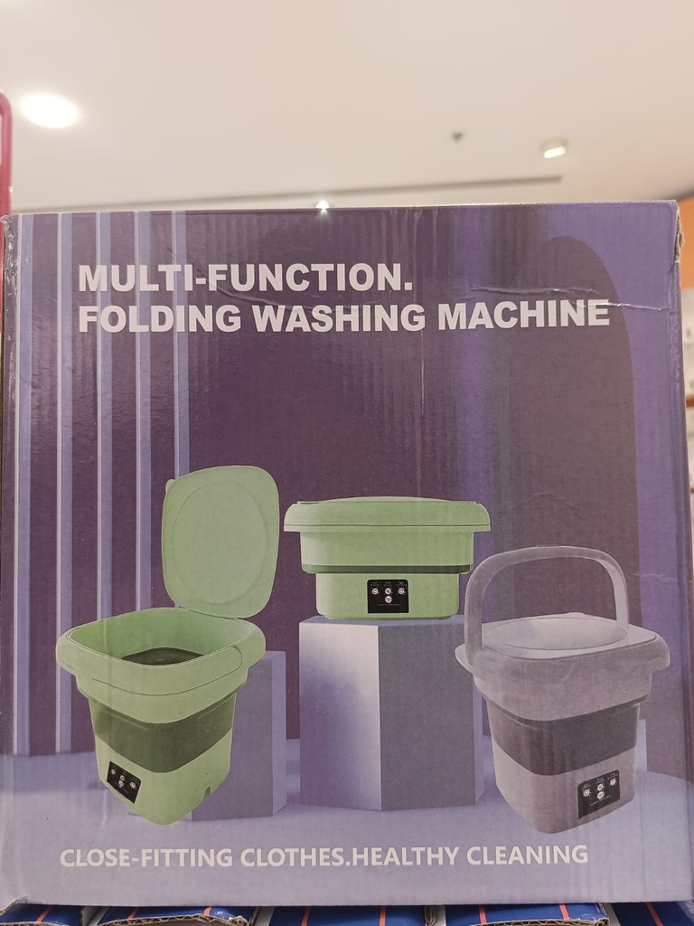PORTABLE FOLDING WASHING MACHINE 6.5L/غسالة ملابس محمولة قابلة للطي