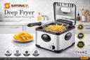 SAYONA DEEP FRYER 6 LTR /مقلاة كهربائية سايونا سعة 6 لتر