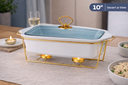 CERAMIC CHAFING DISH/طبق تقديم تسخية سيراميكي