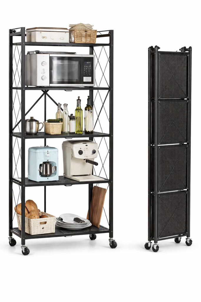 ALUMINUM SHELF 5 LAYERS -D /منظم الالومنيوم بخمس طبقات